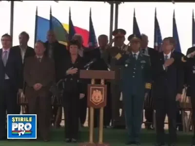 Ceremonia militara de la Deveselu
