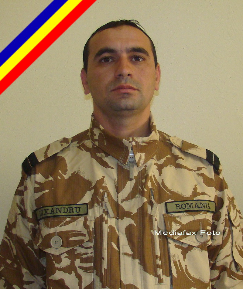 Sublocotenentul Constantin Lixandru, mort in Afganistan, a fost repatriat