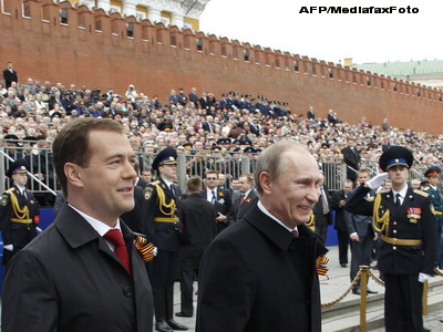 Dmitri Medvedev si Vladimir Putin