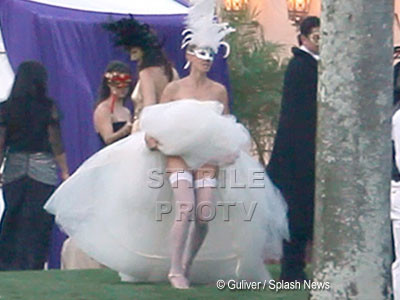 Heidi Klum, mireasa in lenjerie intima. FOTO