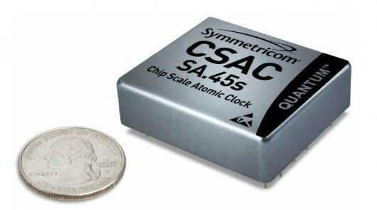 Ceas atomic in cutia de chibrituri . Vezi cat costa