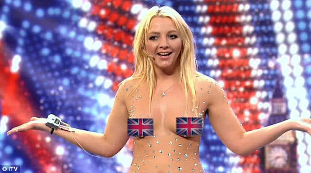 Eliminata de la Britain's Got Talent. Sosia lui Britney s-a dezbracat