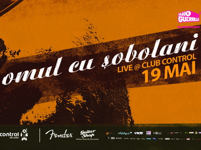 Concert Omul cu Sobolani in Bucuresti, joi, 19 mai