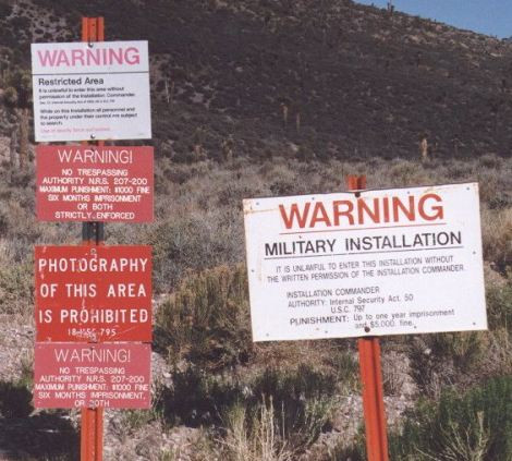 Vizita pe teritoriul "celui mai secret loc" de pe Pamant. FOTO cu "Area 51"