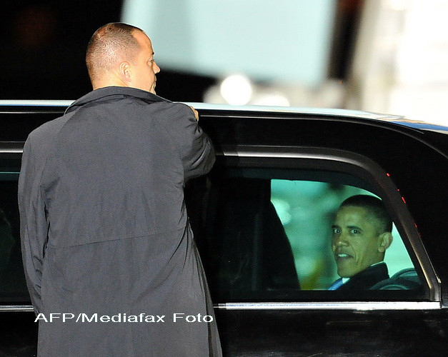 VIDEO. “Car Force One”, priponita intr-o poarta irlandeza. De ce nu s-a mai miscat “bestia” blindata