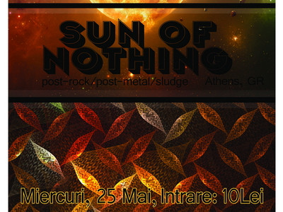 Concert cu grecii de la Sun of Nothing in Bucuresti, miercuri, 25 mai
