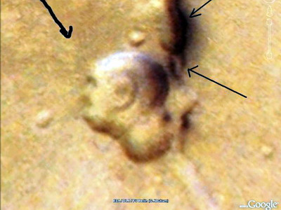 Fotografia care face inconjurul lumii. Chipul unui om, descoperit pe Marte