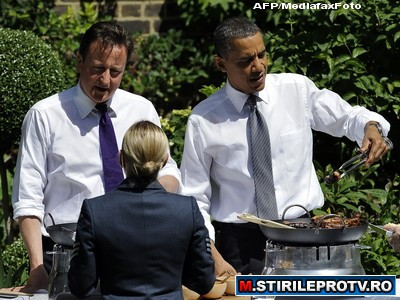 David Cameron si Barack Obama