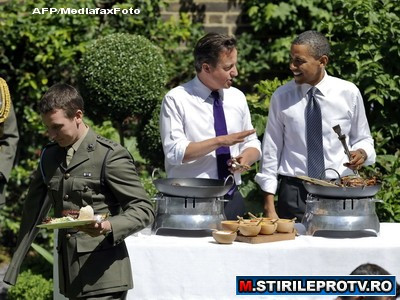 David Cameron si Barack Obama