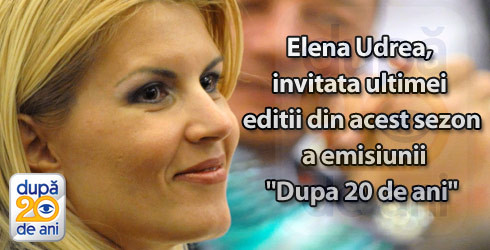Udrea la "Dupa 20 de ani": Nu discutam concret despre remaniere, dar este posibil ca ea sa aiba loc