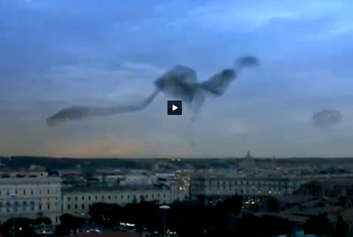 VIDEO: A inceput invazia. Imagini infricosatoare pe cerul Norvegiei