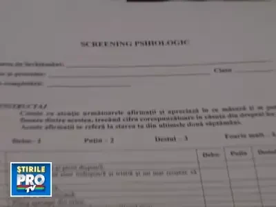 Efectul sinuciderilor in serie: elevii din Targiu Jiu examinati. Cum arata chestionarele depresiei