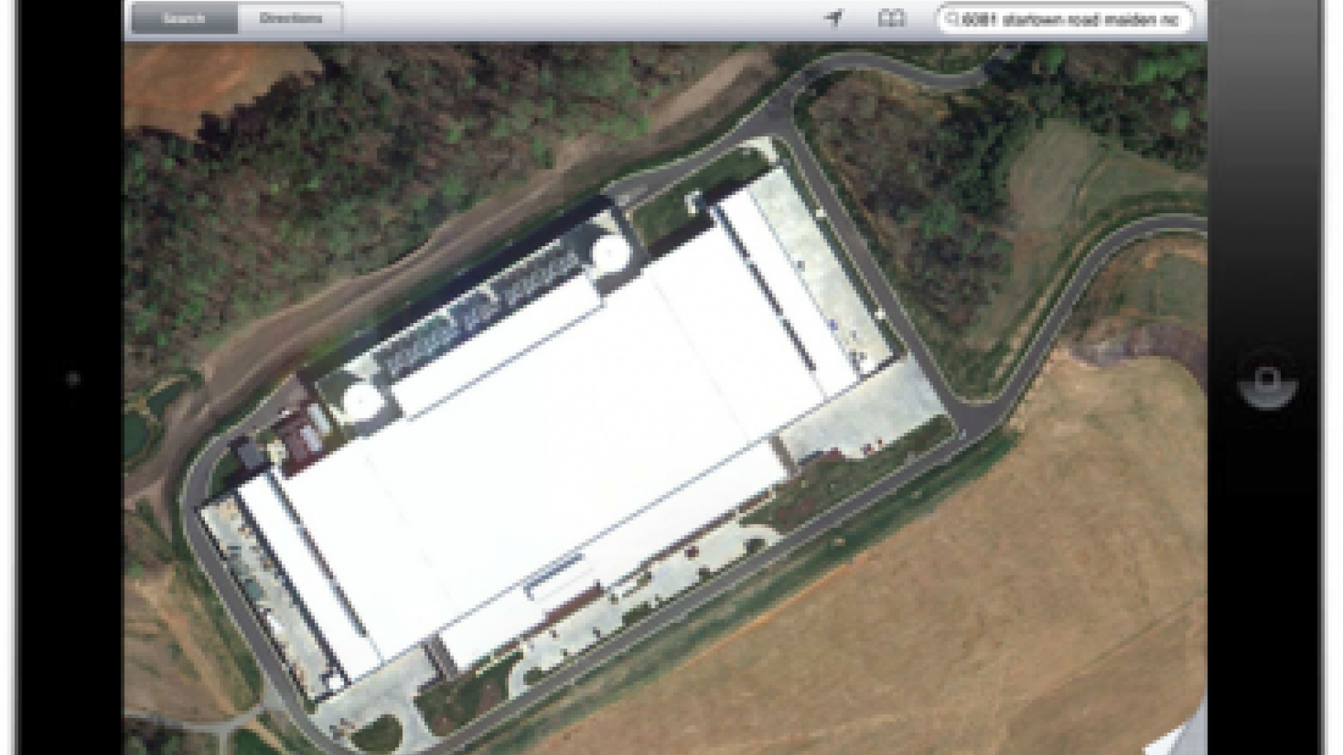 Centrul de date Apple, locul unde iau nastere ideile de milioane de dolari, vizibil din Spatiu. FOTO