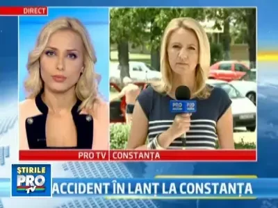 Drumul spre mare, scena unui accident teribil: un mort si 7 raniti