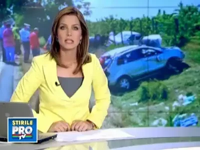 Drumul spre mare, scena unui accident teribil: un mort si 7 raniti