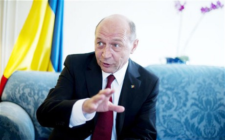 Traian Basescu, The Telegraph