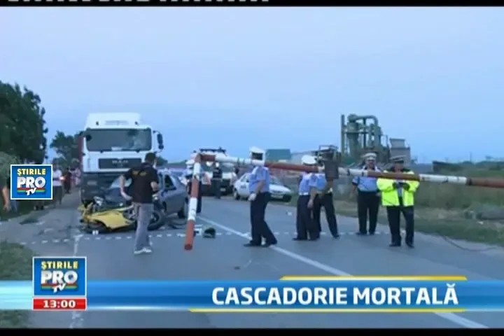 S-a luat la intrecere cu moartea si a pierdut. Un motociclist a decedat intr-un grav accident
