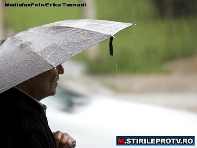 Ploile pun stapanire pe aproape intreaga tara! Ce judete din Vestul tarii sunt afectate de codul galben de precipitatii