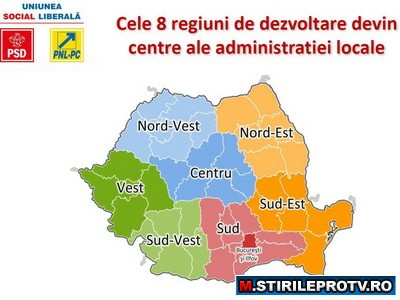 Cum vede USL reorganizarea tarii. Ministerul Turismului, desfiintat. Fiecare regiune cu un premier