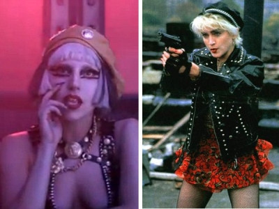 VIDEO / Lady GaGa o imita pe Madonna in videoclipul 'Edge of Glory'!