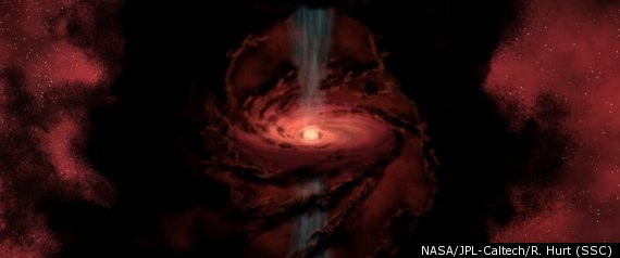 Steaua care arunca jeturi de apa in spatiu cu o viteza de 200.000 de km/h. FOTO