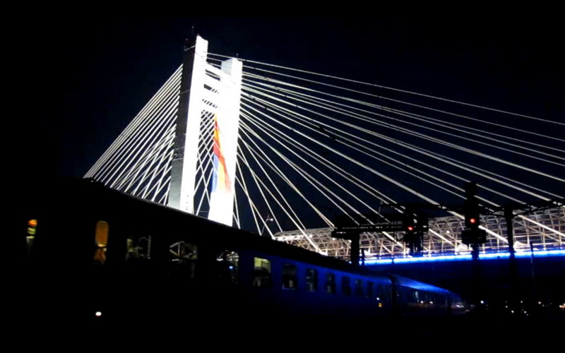 Cum a inchis steagul Romaniei Pasajul Basarab, chiar de Ziua Drapelului