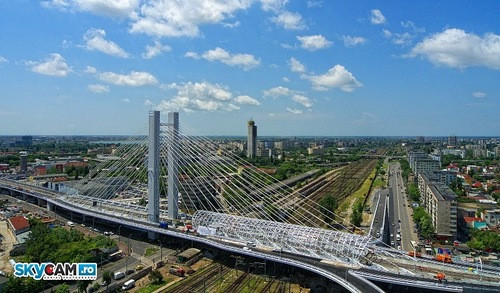 Imagini panoramice cu Pasajul Basarab. Cum se vede din elicopter