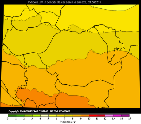 Indicele UV, la un nivel periculos pentru sanatate in jumatatea sudica