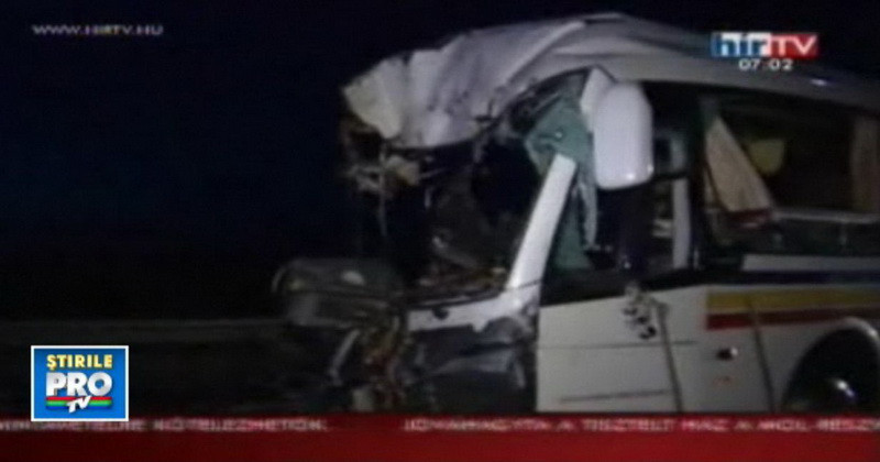 Pasagerii autocarului in care au murit cinci romani: "soferul abia se intorsese dintr-o cursa lunga"