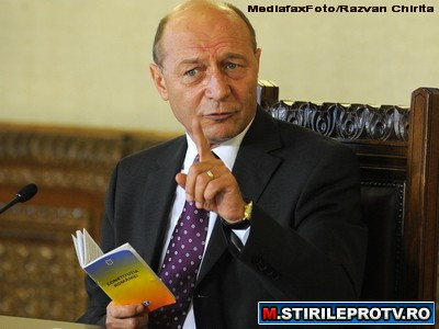 Presedintele Traian Basescu a trimis la Parlament proiectul de revizuire a Constitutiei