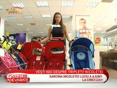 Tripletii Nicoletei Luciu au camera aproape gata