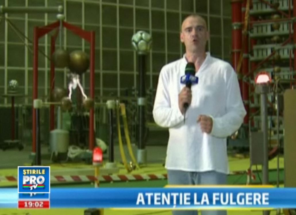 Experiment Stirile ProTV: Detaliile care fac diferenta intre viata si moarte cand loveste traznetul