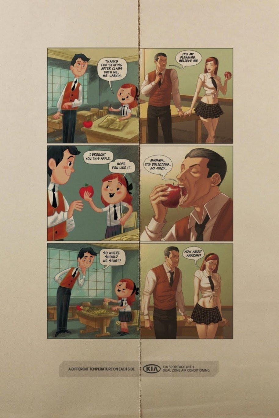 Castigatoare la Cannes, o reclama a celor de la Kia acuzata ca promoveaza pedofilia. Tu ce crezi?