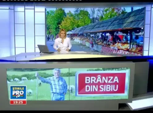 Florin Gabor, cioban, te invata cum sa recunosti branza de Sibiu:Uite asa se intinde, e moale.VIDEO