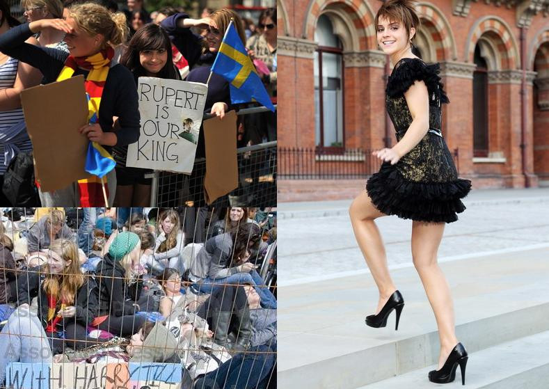 GALERIE FOTO / Nebunie in Trafalgar Square pentru Harry Potter: mii de fani au invadat Londra