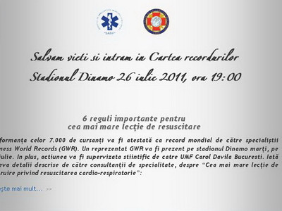 Am batut Mexicul! Romania va intra in Cartea Recordurilor, alaturi de Ambulanta