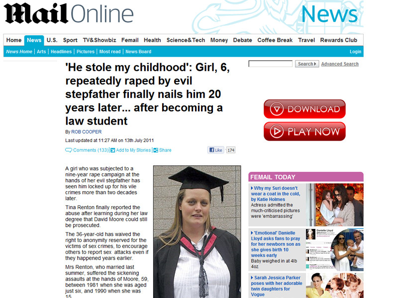 Povestea fetei violate de tatal ei 9 ani, care a facut Dreptul ca sa-l bage la inchisoare