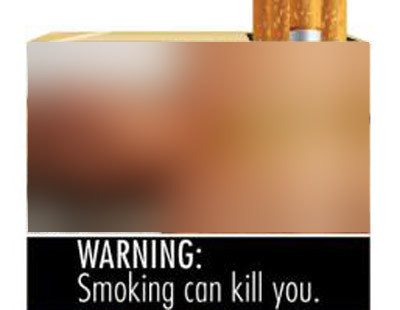 Cea mai socanta imagine de pe un pachet de tigari. FOTO