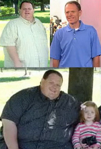 Vezi povestea barbatului care a slabit 136 kilograme de dragul fiicei sale