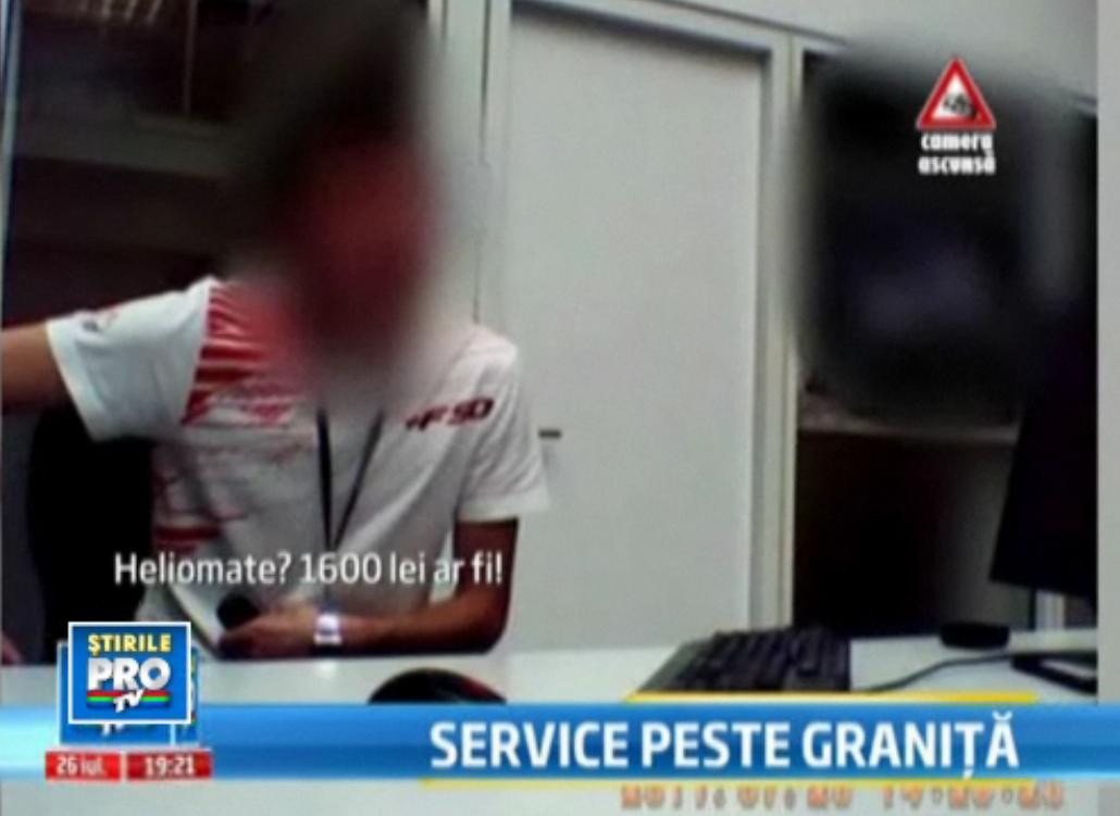 CAMERA ASCUNSA. Cat costa o oglinda intr-un service romanesc, mai scump ca unul din Germania