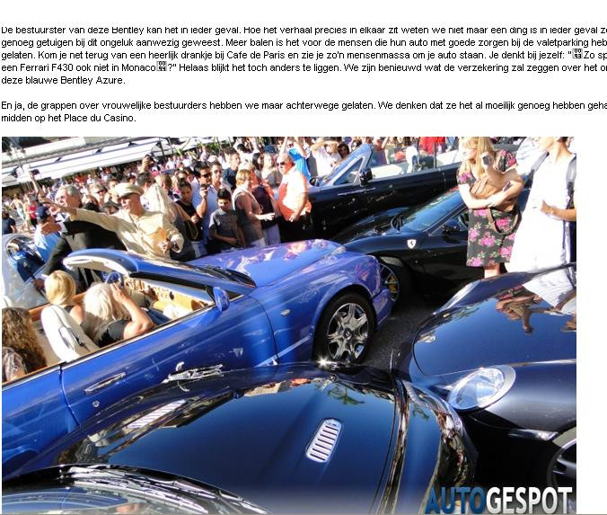 Blonda la volan. A provocat cel mai scump accident din lume in care au fost implicate cinci masini