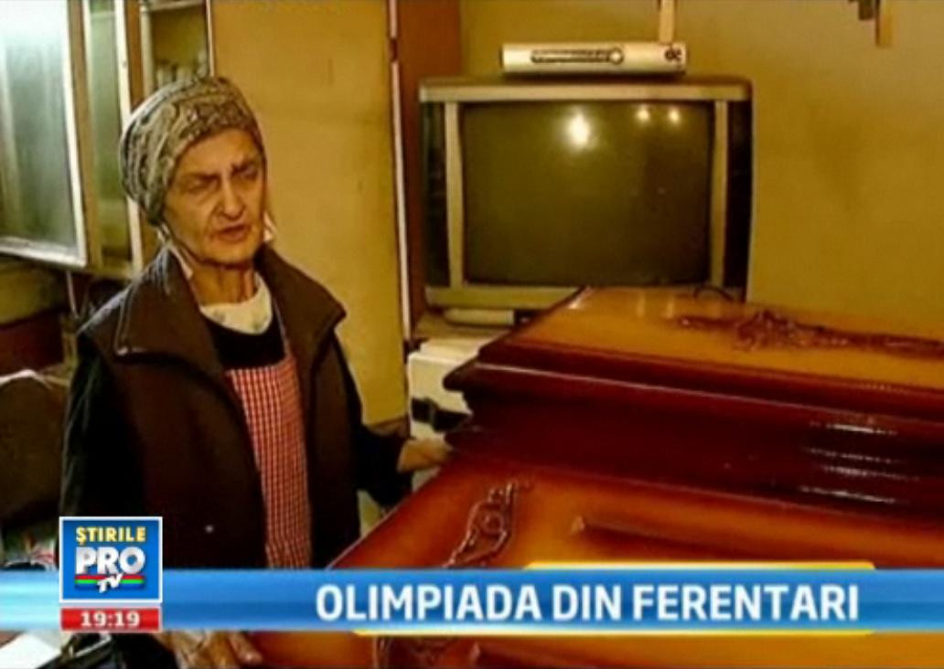 VIDEO.Jocurile Olimpice din Ferentari. Femeia care doarme cu cosciugul in casa si cursele cu guzgani
