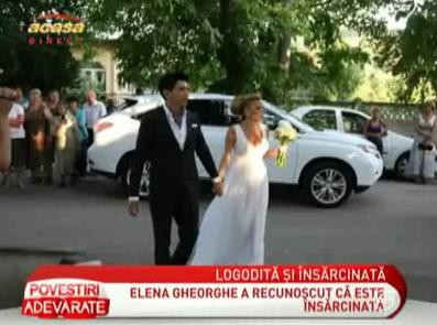 Elena Gheorghe este insarcinata in cinci luni - VIDEO