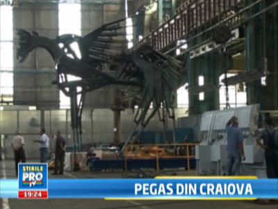 Un cal de 40 de tone, propus drept simbol al Craiovei. Localnicii preferau un pepene de Dabuleni