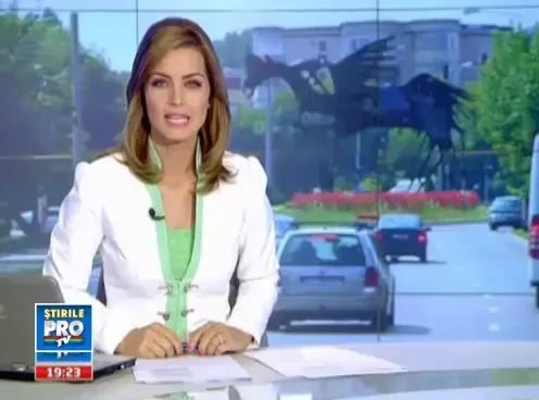 Dilema olteneasca. S-au trezit cu un cal inaripat, de 40 de tone, in oras.