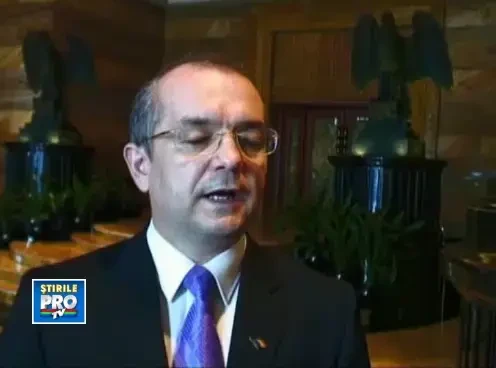 Mesajul premierului Boc din China, pentru romani: