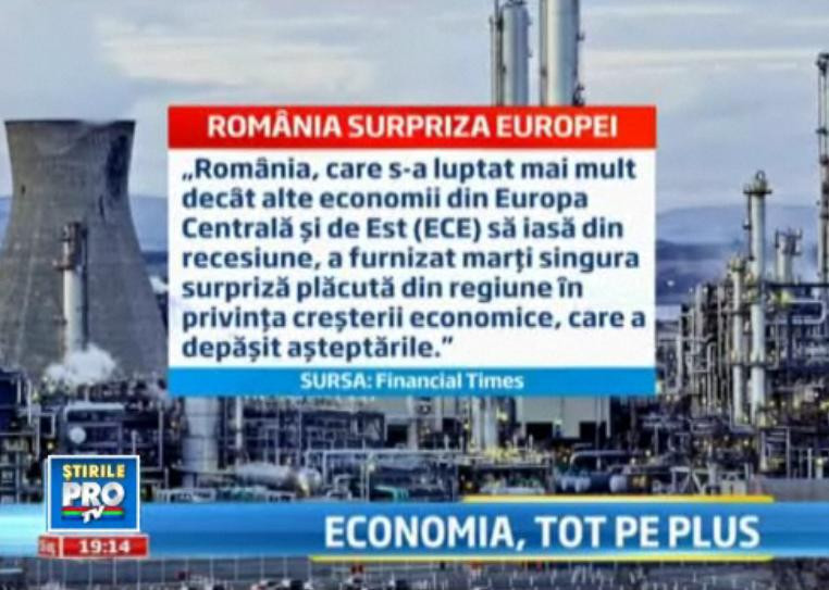 Va vine sa credeti? Economia Romaniei a crescut mai mult decat cea a Germaniei, Frantei sau Olandei