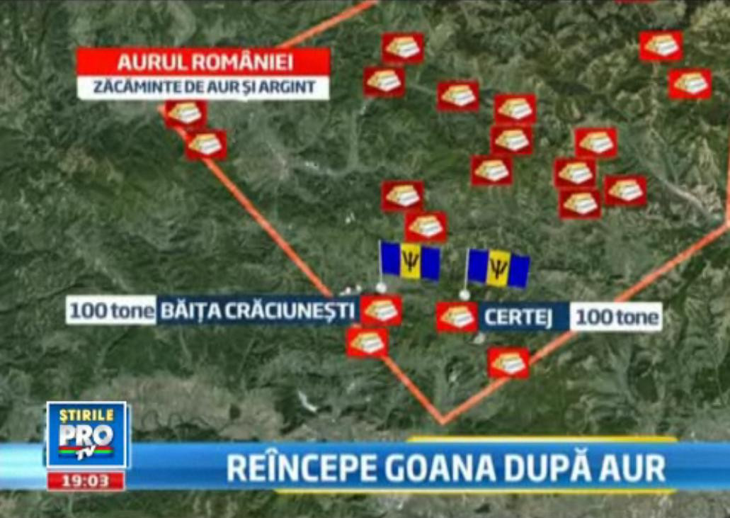La 5 ani de cand s-a inchis ultima mina, Romania cauta aur. Si daca il gasim, strainii iau 96%