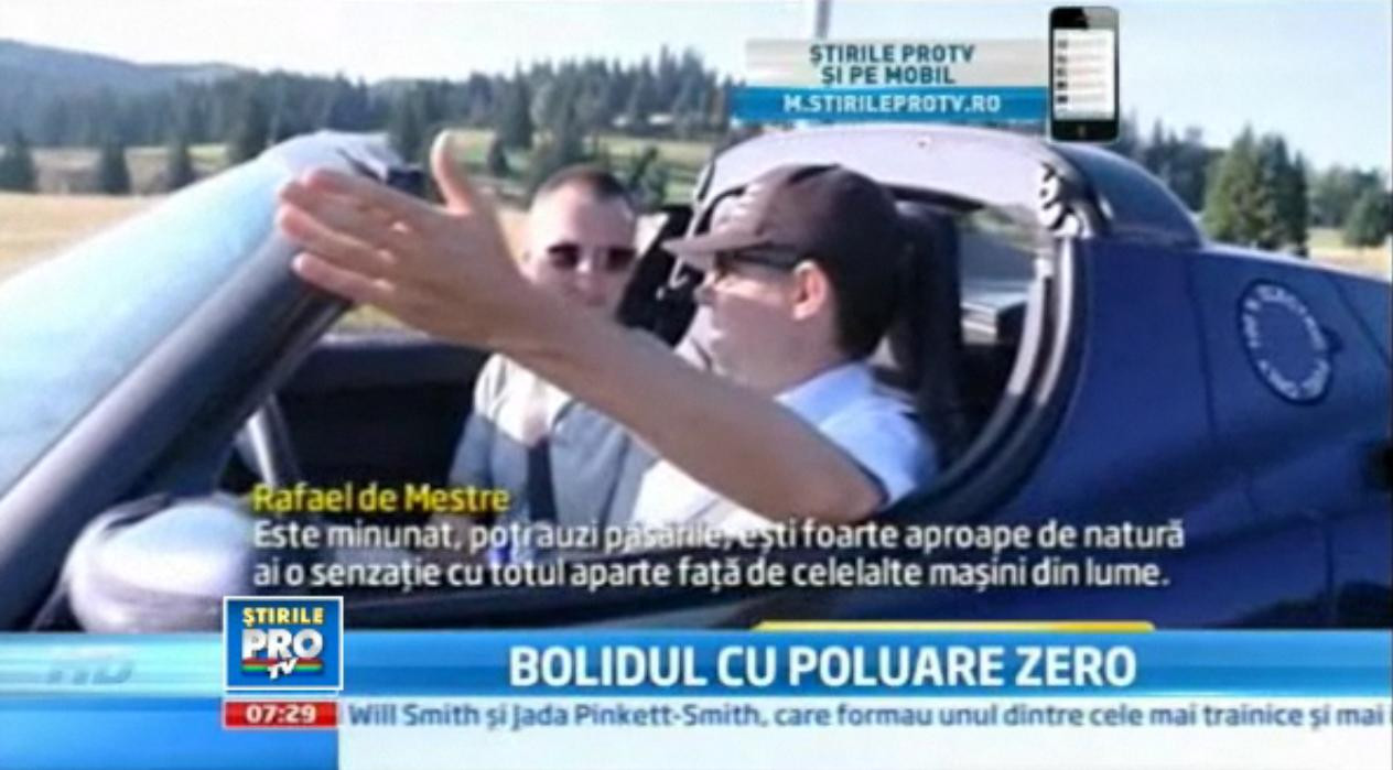 A traversat toata Europa fara sa consume un litru de combustibil si s-a oprit in Romania. VIDEO