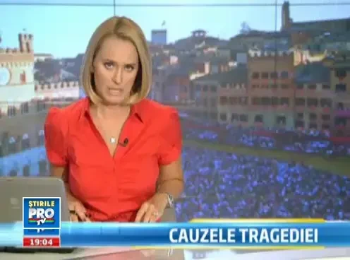 VIDEO. O romanca a scandalizat Italia, la o cursa de cai, duca ce a aparut topless in public